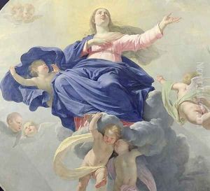 The Assumption of the Virgin, c.1656 (detail)