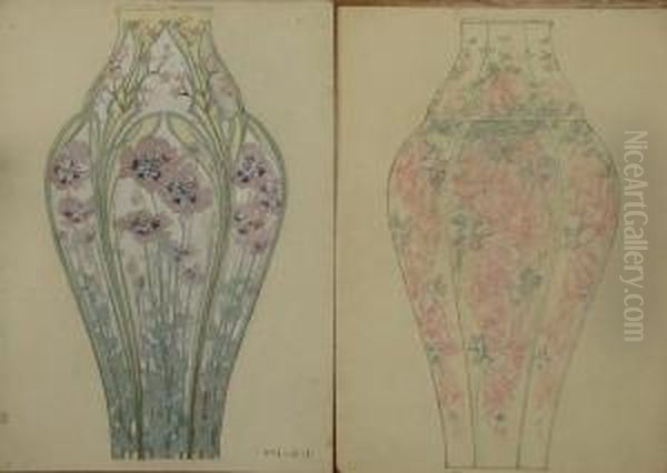Lot De 10 Etudes De Vases - view 1