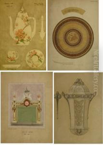 Lot De 10 Etudes De Ceramique De La Manufacture De Sevres - view 1