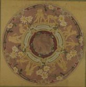 Lot De 15 Etudes D'assiette, Frises, Pieds De Tables, Coupe, Fonds De Coupes