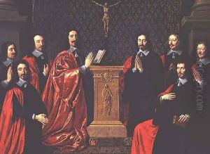 The Prevot des Marchands and the echevins of the city of Paris, 1648 by Philippe de Champaigne