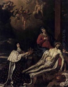 The Vow of Louis XIII (1601-43) King of France and Navarre, 1638 thumbnail