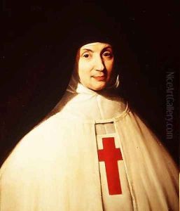 Portrait of Mother Marie-Angelique Arnauld (1591-1661) Abbess of Port-Royal, aged 57, 1648 Portrait of Mother Marie-Angelique Arnauld (1591-1661) Abbess of Port-Royal, aged 57, 1648