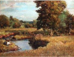 Boys On The River Bank
