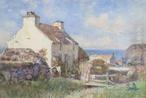 A Manx Cottage, Near Port Erin