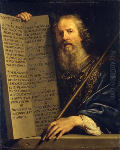 Moses with the Ten Commandments - view 1