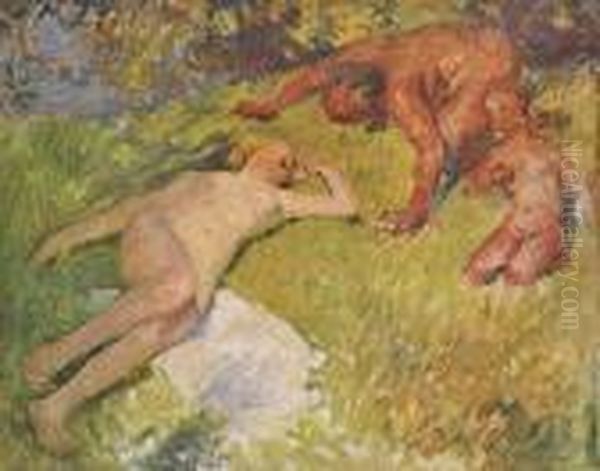 Nude And Satyrs - view 1
