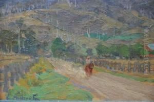 Horseman On A Country Road