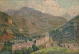 Evening Light In A French Landscape