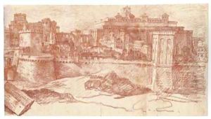 An view of Jerusalem showing the Temple of Solomon by Philippe de Champaigne