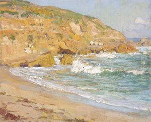 Cliffs And Sea by Emanuel Phillips Fox