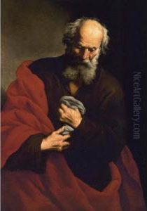 The Penitent Saint Peter by Francesco Fracanzano