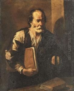 Diogenes Holding A Lamp