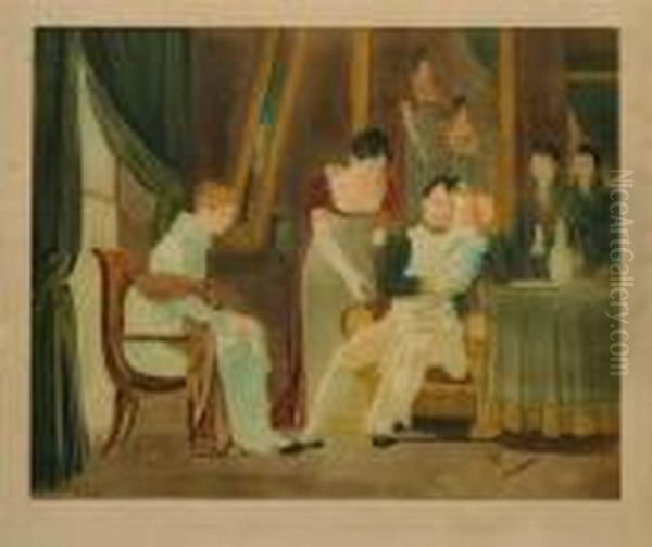 Derniers Adieux De Napoleon A Sa Famille - view 1