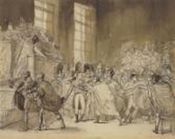 The Coup Of Xviii Brumaire: Bonaparte Before The Council Of Fivehundred - view 1