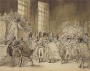 The Coup Of Xviii Brumaire: Bonaparte Before The Council Of Fivehundred by Alexandre Evariste Fragonard