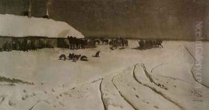 Ukrainian Night in Winter