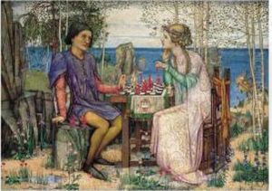 Ferdinand And Mirinda, From The Tempest Act V by Edward Reginald Frampton