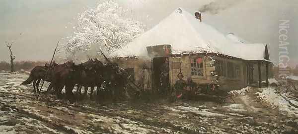 Cossacks before an Inn - view 1