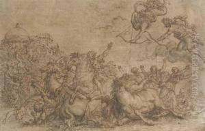 Mythological Scene Mythological Scene