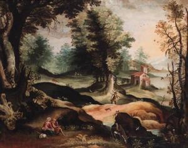 A Landscape With The Rest On The Flight Into Egypt - view 1
