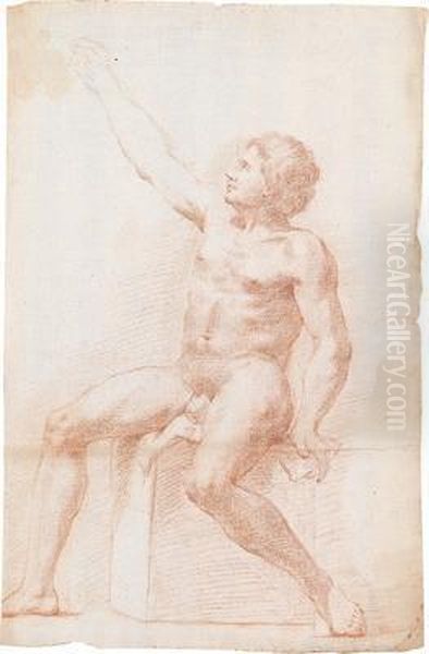 A Study Of A Male Nude - view 1
