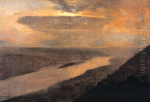 Dniester at Night - view 1