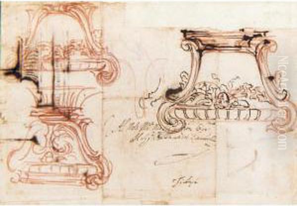 Studies For An Ornamental Vase - view 1