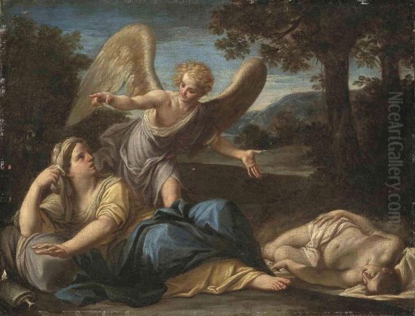 The Angel Appearing To Hagar And Ishmael - view 1
