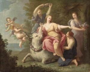 The Rape Of Europa by Marcantonio Franceschini)