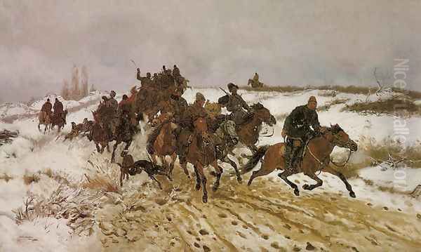 Departure for Hunting - view 1