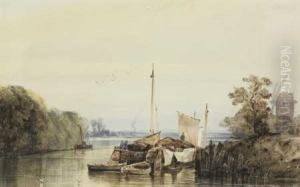 Paysage Fluvial by Count Alexandre Thomas Francia