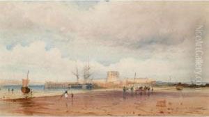 Fort St. Aubyn, Jersey by Count Alexandre Thomas Francia
