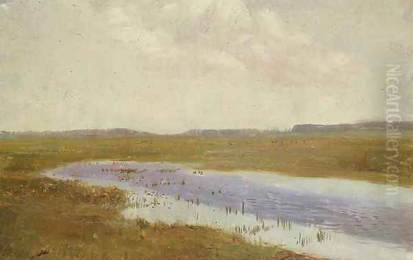 Meadow with Marsh-Marigolds - view 1