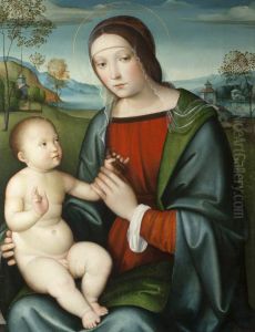 Madonna And Child by Francesco Francia