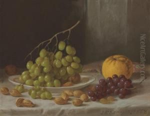 Still Life With Fruit And Nuts by John Francis