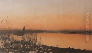 Concert of Frogs by Jozef Chelmonski