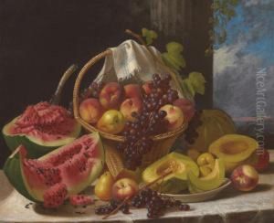 Still Life With An Abundance Of Fruit by John Francis