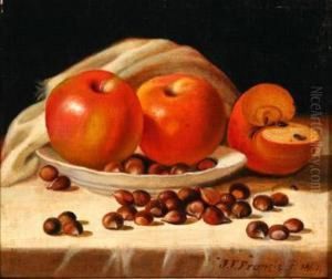 Still Life Of Apples And Chesnuts