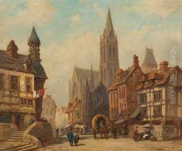 "bergues, North France" And "domfront,normandy" - view 1