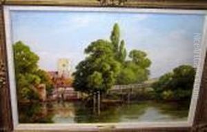 The Thames At Goring And Kingston Blount, Oxfordshire