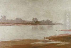 Vistula River by Jozef Chelmonski