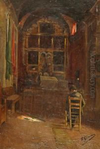 Interior De Capilla by Francisco Gimeno