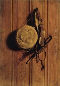 Still Life With Canteen And Spurs by John Bond Francisco
