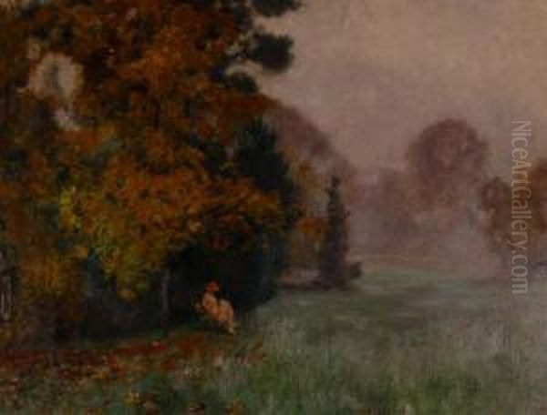 Woman At The Lakeside - view 1