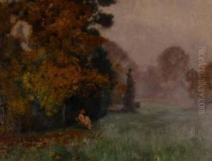Woman At The Lakeside