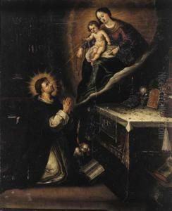 The Vision Of Saint Dominic by Ambrosius Francken I