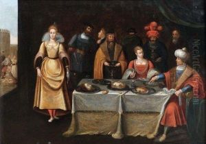 Le Festin D'herode by Frans Francken