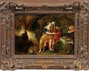 Lot Und Seinetochter by Frans Francken