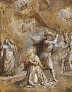 The Martyrdom Of Saint Barbara by Hieronymus II Francken